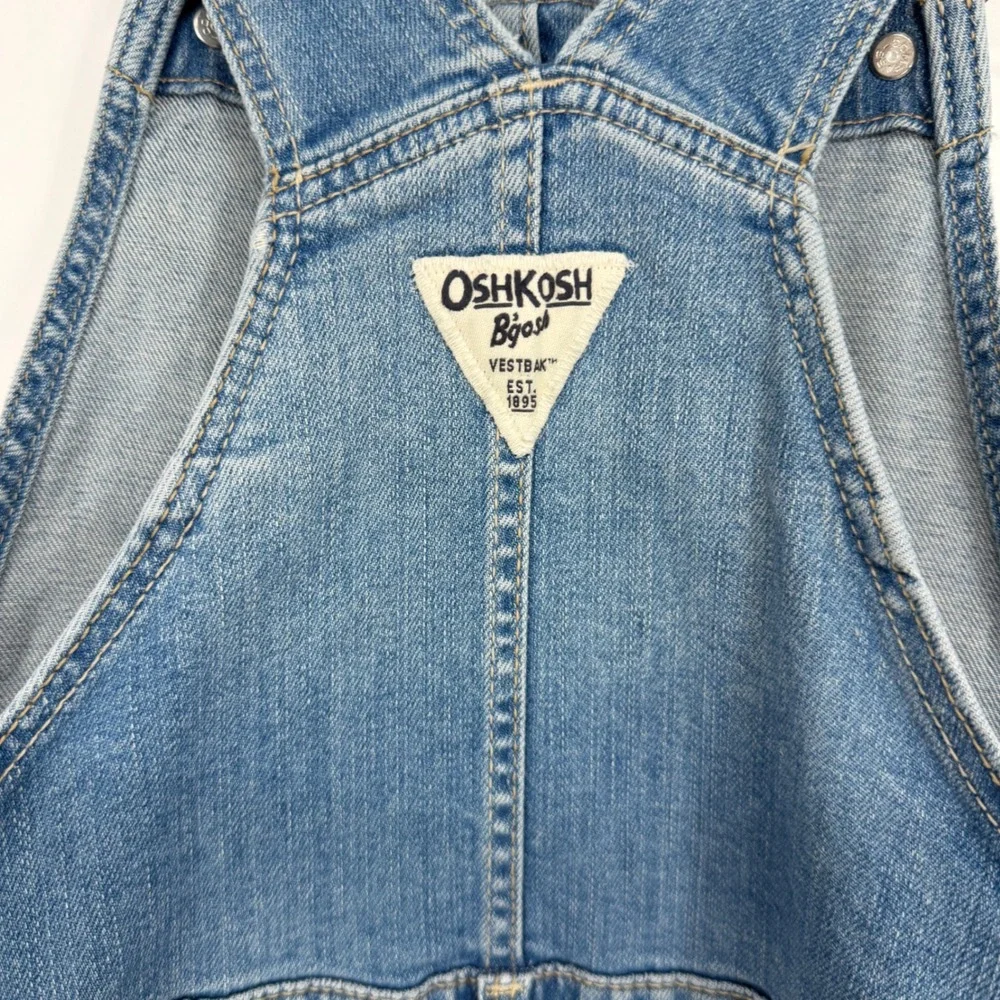 OshKosh Bgosh Kids Denim‎ Overalls Jumpsuit Blue Jeans Size 10